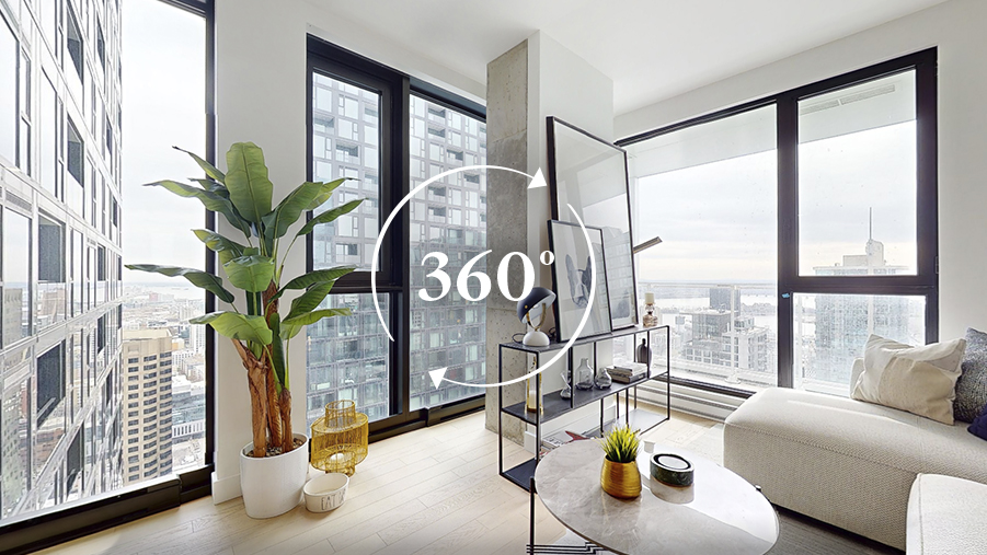 Virtual tour of a 1-bedroom model condo